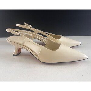 Vince Bianca Pump Cream leather heels size 7 NEW